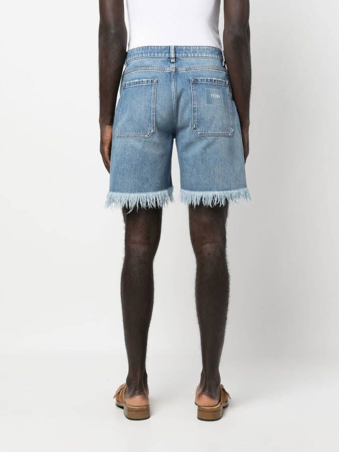 FENDI Denim shorts Blauw