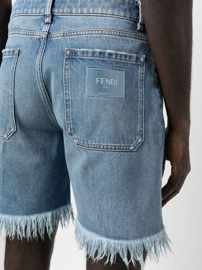 FENDI Denim shorts Blauw