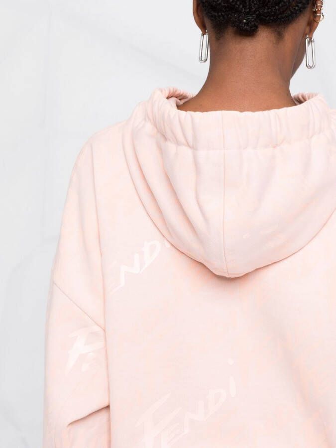 FENDI Elastische hoodie Roze