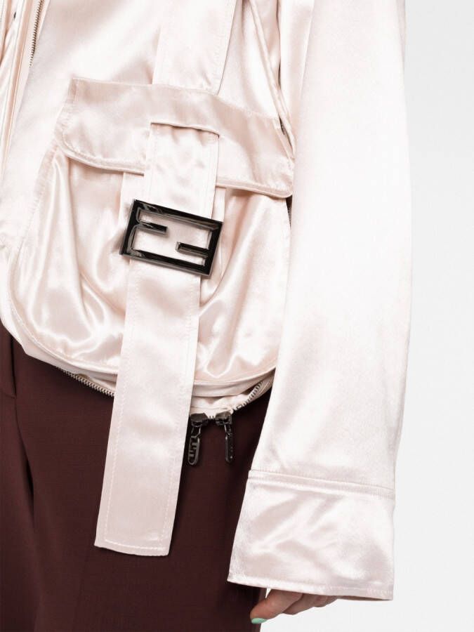 FENDI Jack met zakdetail Beige