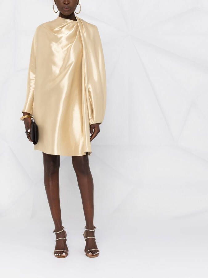 FENDI Jurk met metallic-effect Zwart