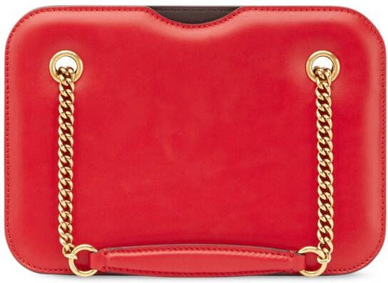 FENDI Karligraphy Pocket schoudertas Rood