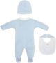 Fendi Kids Babypakje met geborduurd logo Blauw - Thumbnail 2