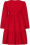 Fendi Kids Maxi-jurk met ceintuur Rood - Thumbnail 1