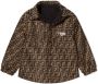 Fendi Kids Shirtjack met monogramprint Bruin - Thumbnail 2