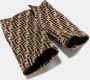 Fendi Kids Shorts met FF logo Bruin - Thumbnail 2