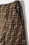 Fendi Kids Shorts met FF logo Bruin - Thumbnail 4