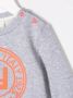 Fendi Kids Sweater met contrasterend logo Grijs - Thumbnail 3