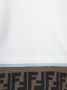 Fendi Kids T-shirt met logoband Wit - Thumbnail 3