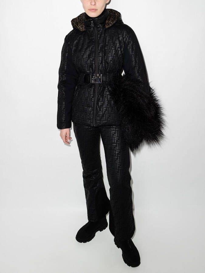 FENDI Omkeerbaar ski-jack Zwart