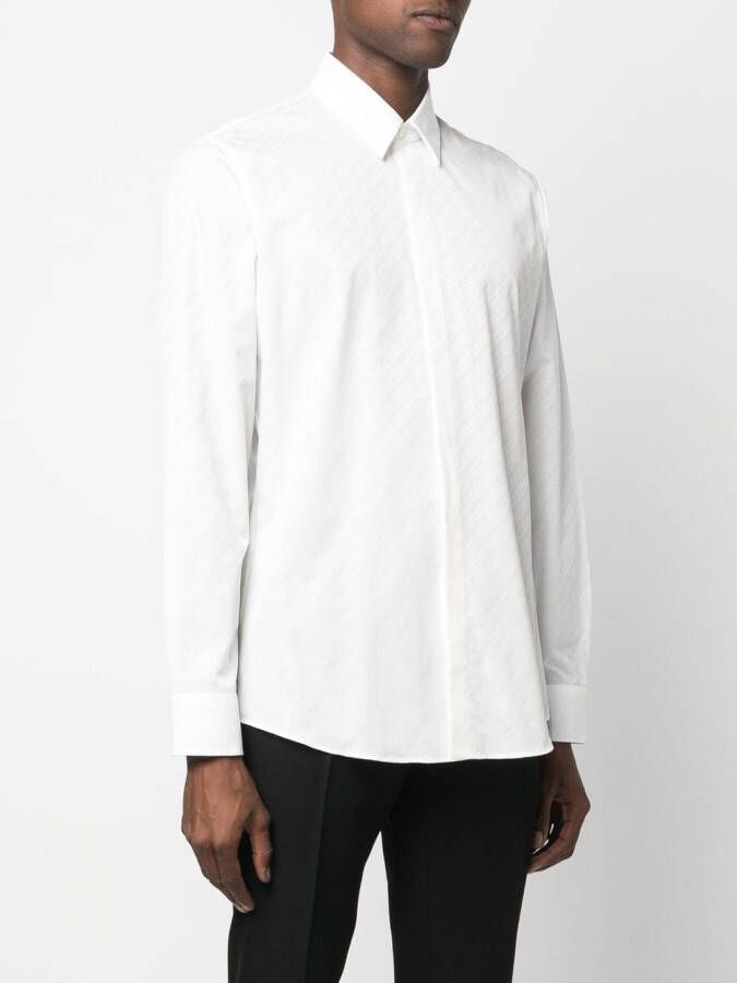 FENDI Overhemd met strepen Wit