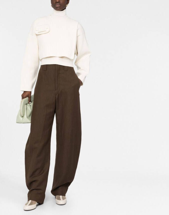 FENDI Coltrui met zakdetail Beige