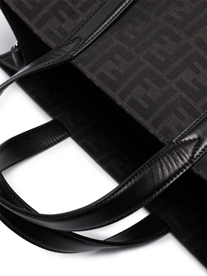 FENDI Shopper met FF-monogram Zwart