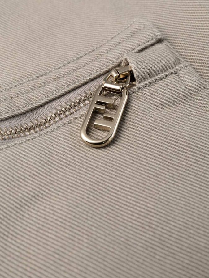 FENDI Straight broek Groen