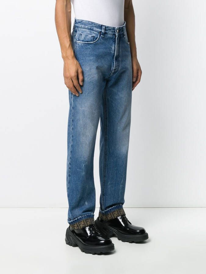 FENDI Straight jeans Blauw