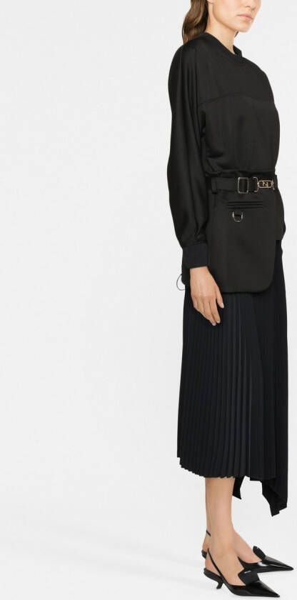FENDI Sweater met ceintuur Zwart