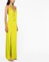FENDI Zijden maxi-jurk Groen - Thumbnail 3