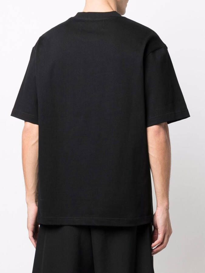 Feng Chen Wang Gelaagd T-shirt Zwart