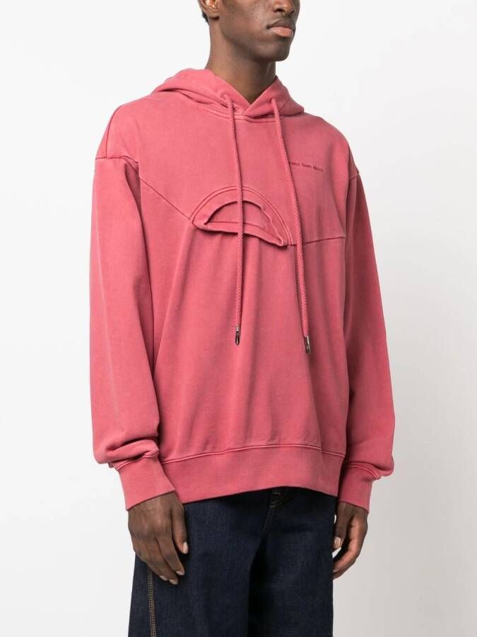 Feng Chen Wang Gelaagde hoodie Roze