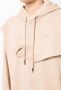 Feng Chen Wang Hoodie met trekkoord en vlakken Bruin - Thumbnail 5