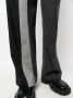 Feng Chen Wang Broek met patchwork Grijs - Thumbnail 5