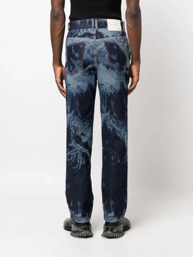 Feng Chen Wang Straight jeans Blauw