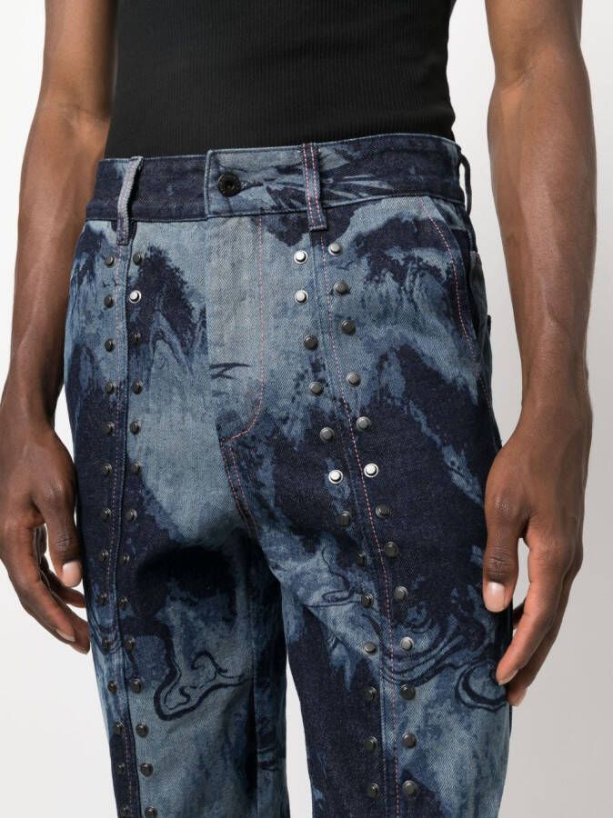 Feng Chen Wang Straight jeans Blauw