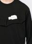 Feng Chen Wang T-shirt met dubbele kraag Zwart - Thumbnail 5