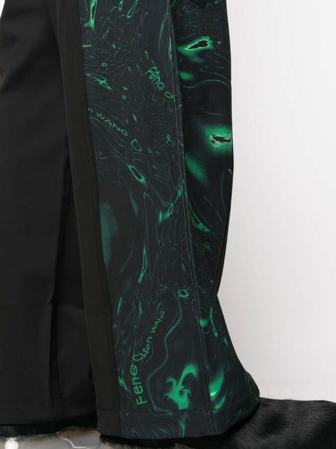 Feng Chen Wang Trainingsbroek met logo Zwart