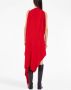 Ferragamo Asymmetrische jurk Rood - Thumbnail 4
