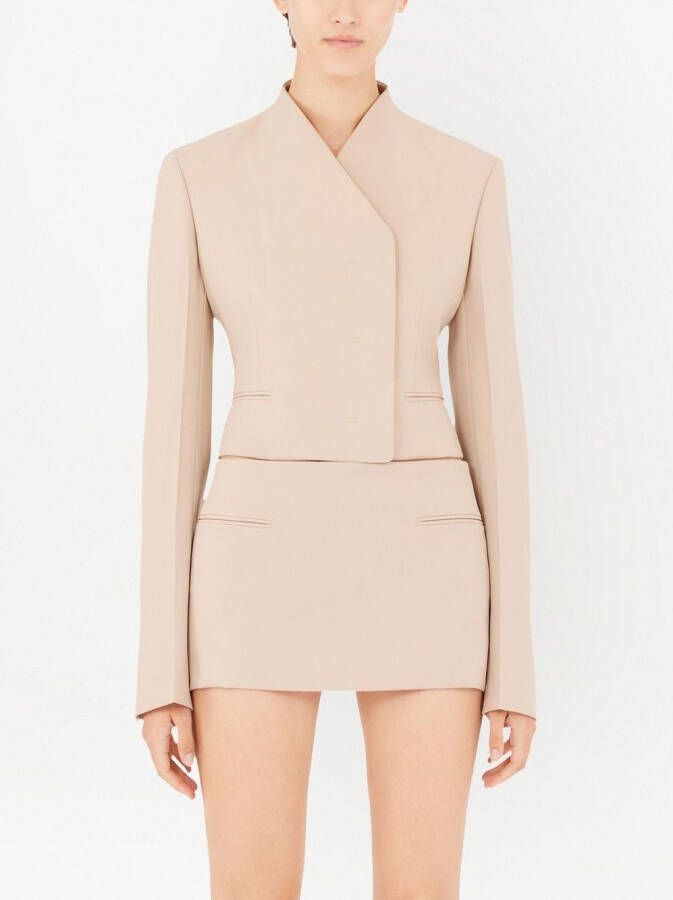 Ferragamo Asymmetrisch blazer Beige