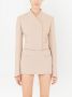 Ferragamo Asymmetrisch blazer Beige - Thumbnail 3