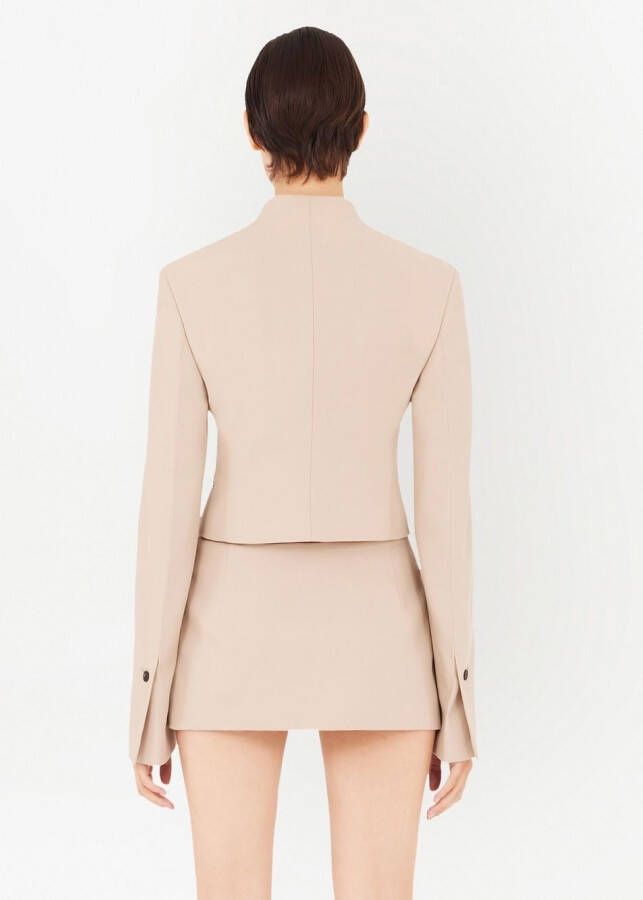 Ferragamo Asymmetrisch blazer Beige
