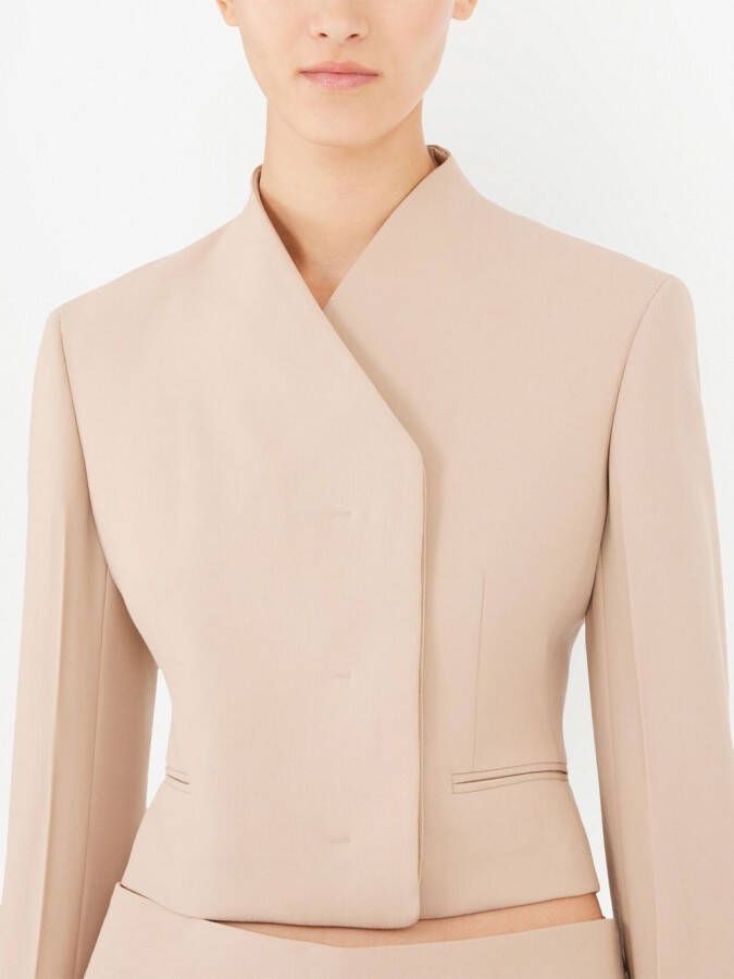 Ferragamo Asymmetrisch blazer Beige