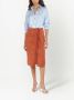 Ferragamo Blouse met knopen Blauw - Thumbnail 2