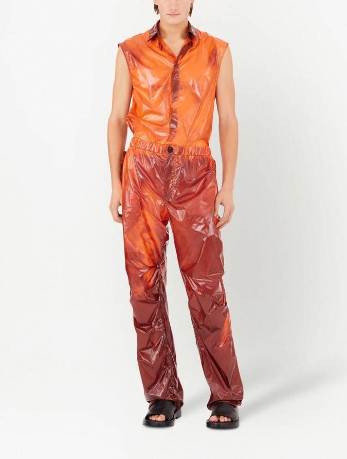 Ferragamo Broek met trekkoord Oranje