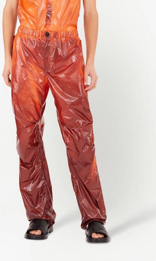 Ferragamo Broek met trekkoord Oranje