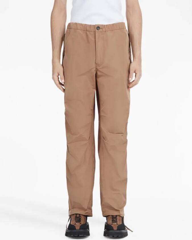 Ferragamo Broek met wijde pijpen Beige