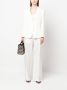 Ferragamo Broek met wijde pijpen Wit - Thumbnail 2