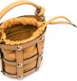 Ferragamo Cage leren bucket-tas Beige - Thumbnail 5