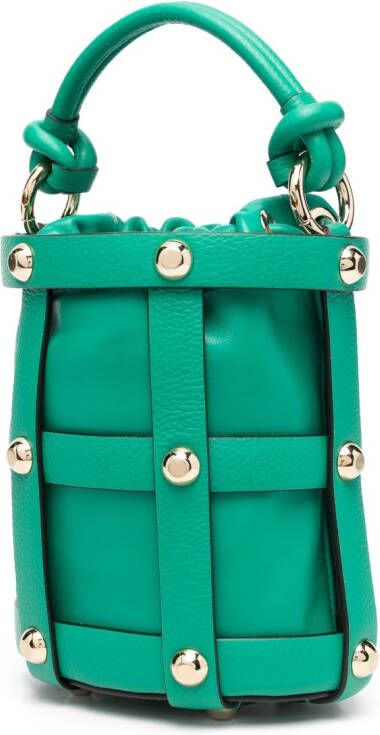 Ferragamo Gekooide bucket-tas Groen
