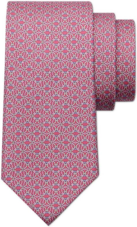 Ferragamo Zijden stropdas Roze