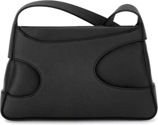 Ferragamo Leren schoudertas Zwart