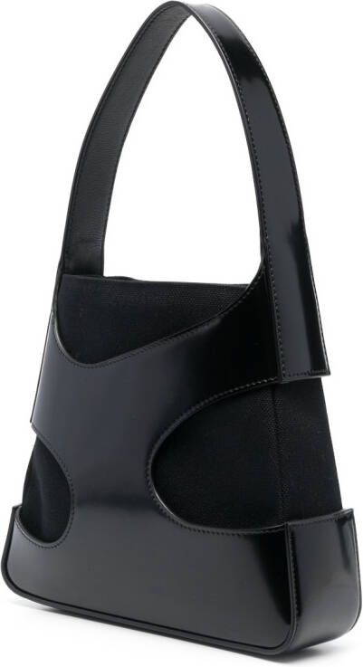 Ferragamo Leren schoudertas Zwart