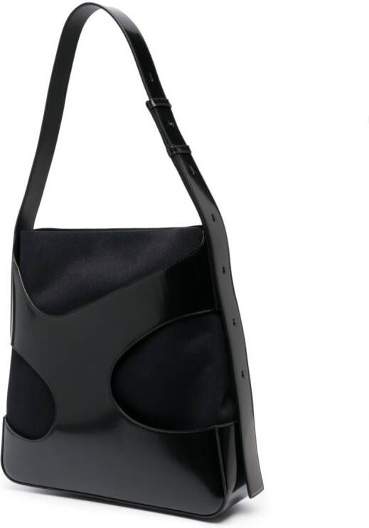 Ferragamo Leren shopper Zwart