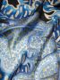 Ferragamo Sjaal met bloemenprint Zwart - Thumbnail 2