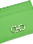 Ferragamo Leren pasjeshouder Groen - Thumbnail 5