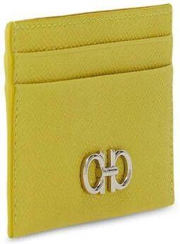 Ferragamo Gancini kaarthouder Geel