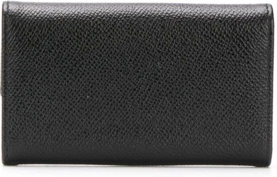 Ferragamo Gancini keyring wallet Zwart