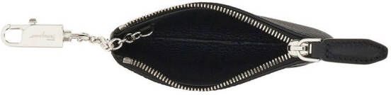 Ferragamo Gancini leren sleutelhanger Zwart